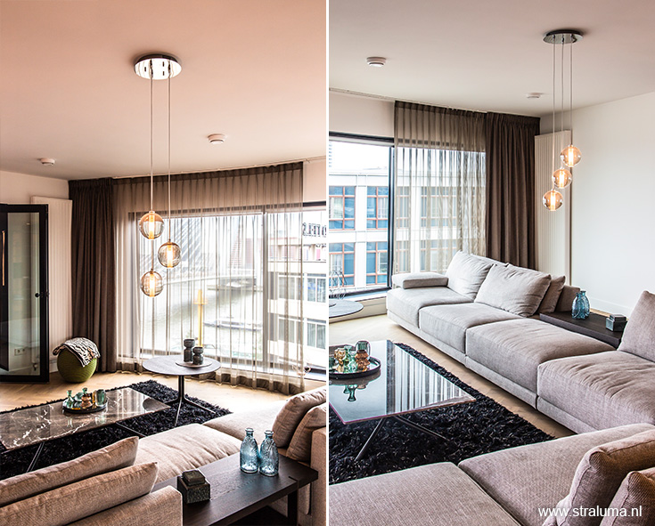 Binnenkijken in Rotterdam; de woonkamer binnenkijken in een Rotterdams appartement